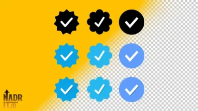 دانلود پکیج تصویر تیک آبی اینستاگرام فایل PNG