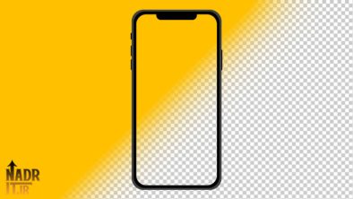 تصویر موبایل صفحه خالی Mobile Frame PNG