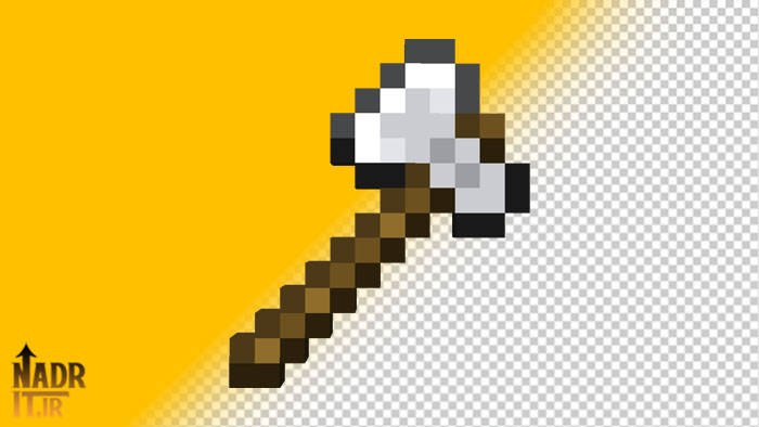 دانلود تصویر تبر آهنی ماینکرفت فایل PNG بدون پسزمینه 1 دانلود تصویر تبر آهنی ماینکرفت فایل PNG بدون پسزمینه