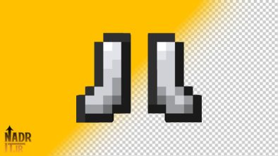 دانلود تصویر کفش آهنی ماینکرفت فایل PNG بدون پس‌زمینه