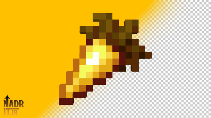 دانلود تصویر هویج طلایی ماینکرفت فایل PNG بدون پسزمینه 1 دانلود تصویر هویج طلایی ماینکرفت فایل PNG بدون پسزمینه