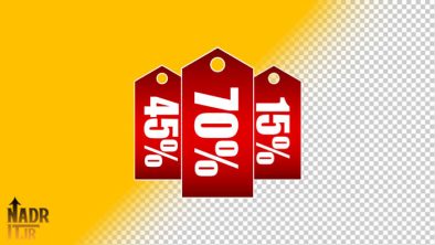 دانلود پکیج تصویر لیبل تخفیف کد1 فایل PNG