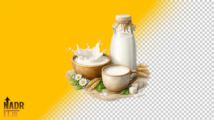 دانلود تصویر شیر خوراکی کد1 فایل PNG بدون پسزمینه 1 دانلود تصویر شیر خوراکی کد1 فایل PNG