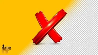 دانلود تصویر ضربدر قرمز کد1 فایل PNG
