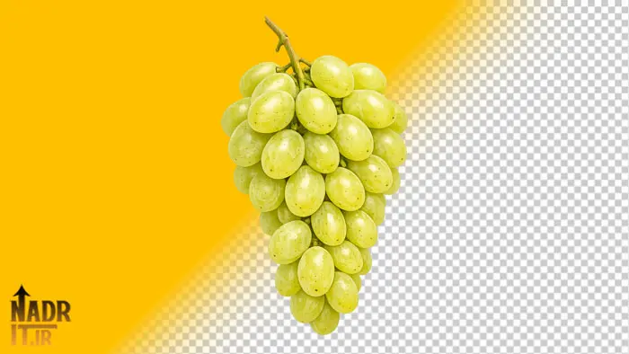 دانلود تصویر میوه انگور سبز فایل PNG بدون پسزمینه 1 تصویر میوه انگور سبز فایل PNG