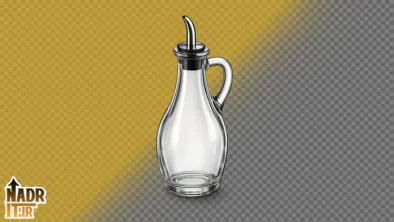 تصویر بطری شیشه ای کد1 فایل PNG