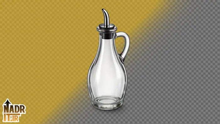 دانلود تصویر بطری شیشه ای کد1 فایل PNG بدون پسزمینه 1 تصویر بطری شیشه ای کد1 فایل PNG