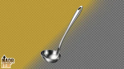 تصویر ملاقه استیل کد1 فایل PNG