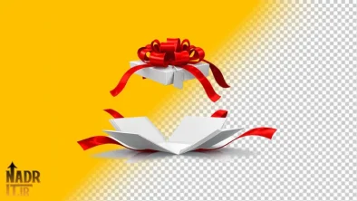 تصویر هدیه باز شده فایل PNG