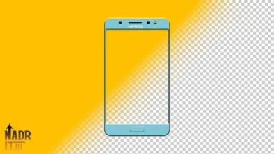 تصویر موبایل صفحه خالی کد4 فایل PNG