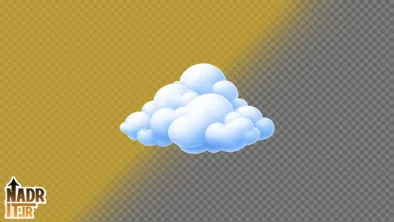 تصویر ابر نرم کد1 فایل PNG