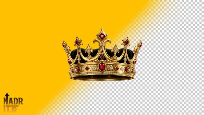 تصویر تاج سلطنتی کد1 فایل PNG