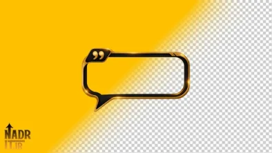 تصویر حباب گفت و گو کد1 فایل PNG
