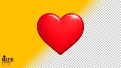 تصویر لایک قلب کد1 فایل PNG