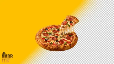 تصویر پیتزای پپرونی کد4 فایل PNG