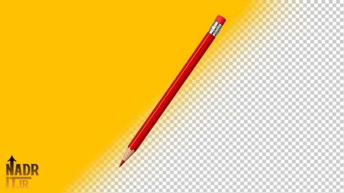 دانلود تصویر مداد قرمز کد1 فایل PNG بدون پسزمینه 1 تصویر مداد قرمز کد1 فایل PNG