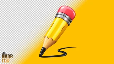 تصویر مداد کارتونی کد1 فایل PNG