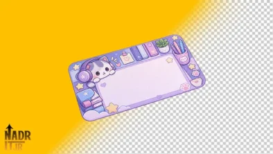 تصویر تخته وایت برد فانتزی کد1 فایل PNG